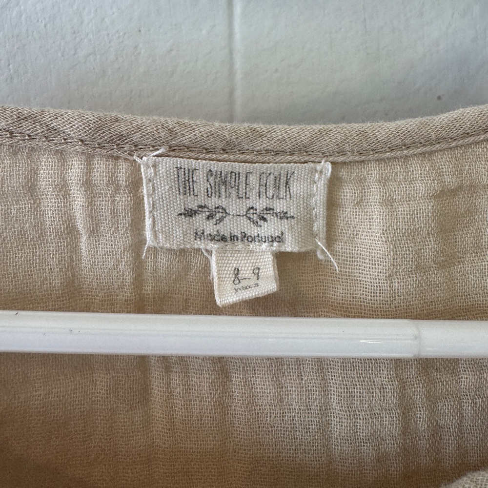 ✨ The Simple Folk Organic Cotton Gauze Top | Size 8–9 ✨ - Picture 2 of 4